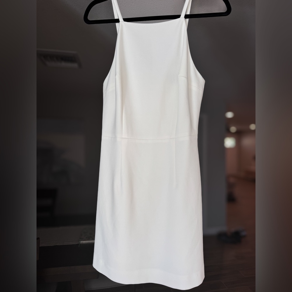 French Connection Whisper Summer White Minidress Sz 6 - Picture 4 of 5
